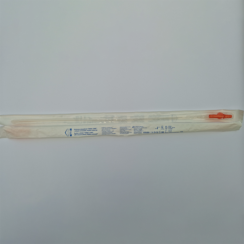 Катетер аспіраційний "ANGEL CARE", 16 Fr, з вакуум контролем, Kapkon конектор